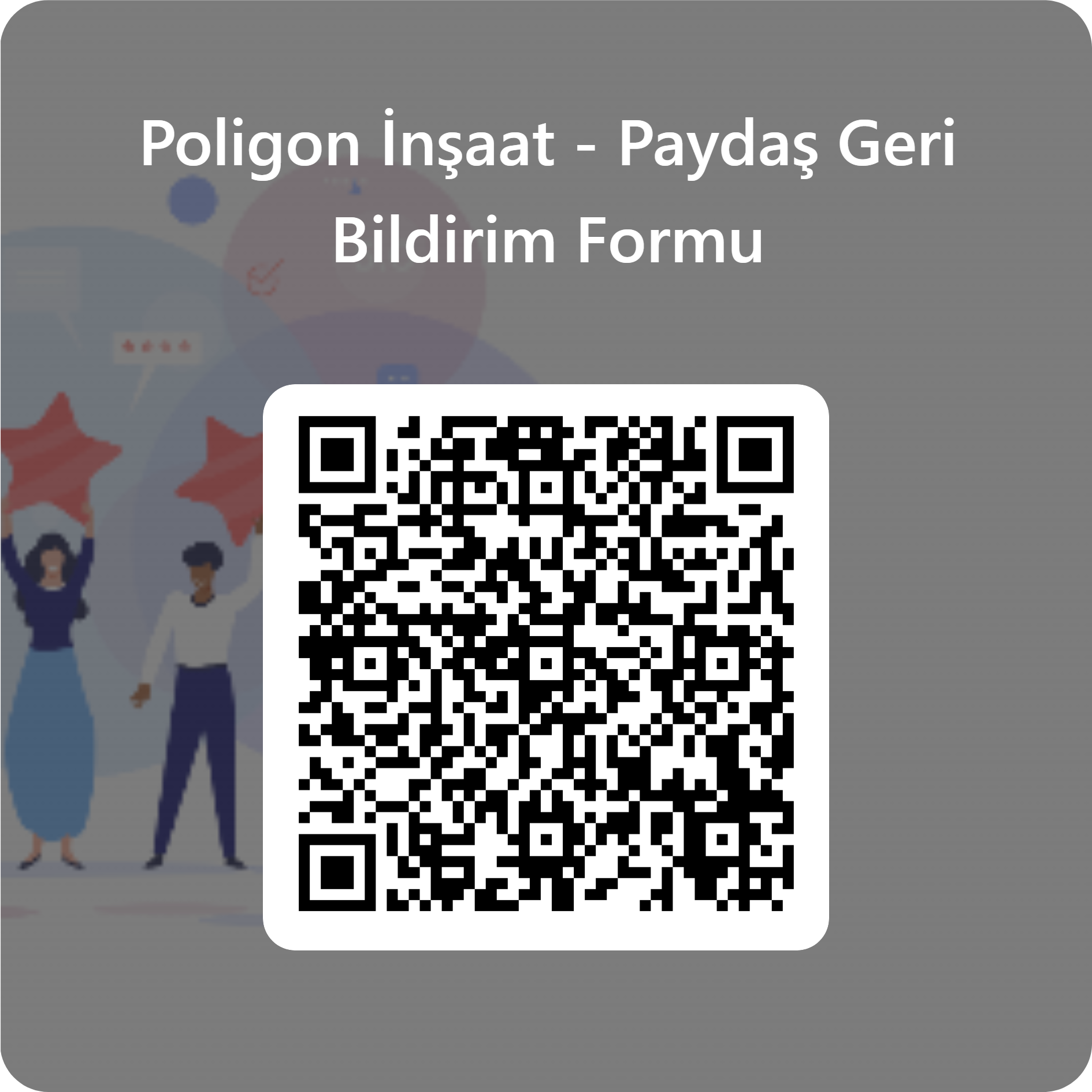 Poligon İnşaat Paydaş Geri Bildirim Formu Için Qrcode